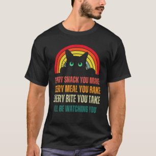 Varje mellanmål du gör varje måltid du bakar svart t shirt