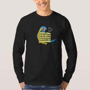 Varje mellanmål måltid eller tugga jag Blåstrupig T Shirt