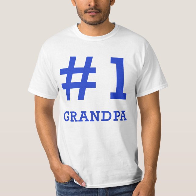 Varje morfar förtjänar en Tshirt för morfar #1! Tee (Framsida)