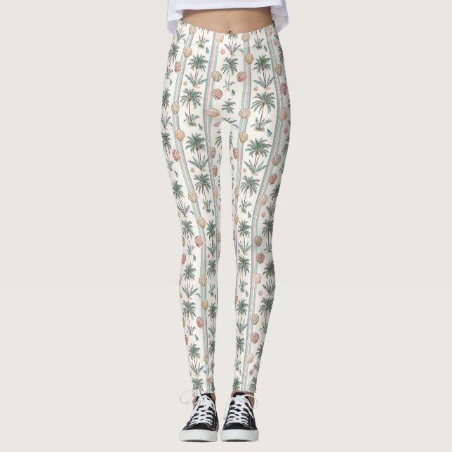 Varje morgon i tropikerna är en nystart leggings (Framsida)