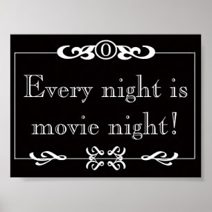 Varje natt är filmnattaffischen poster