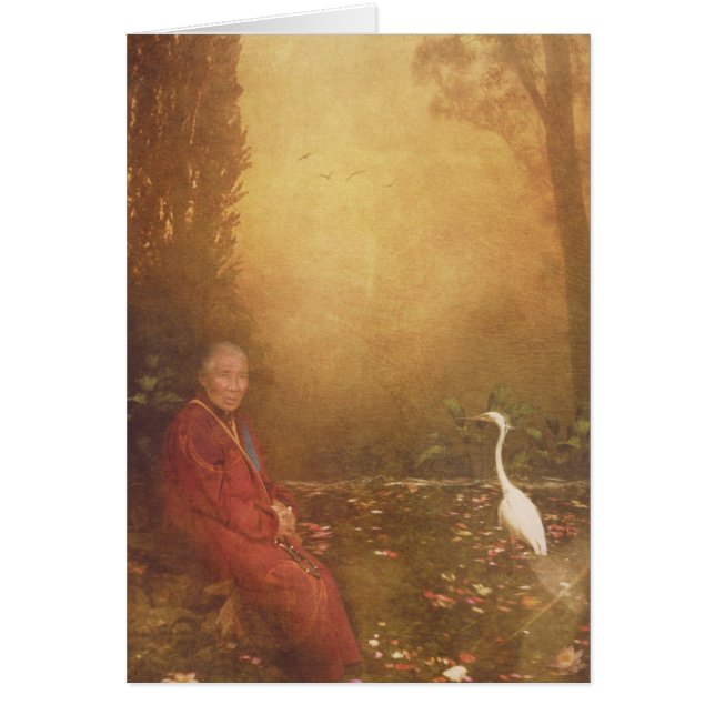 varje nu och zen hälsningskort (Framsidan)