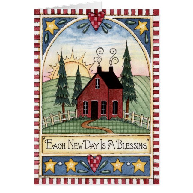 Varje ny dag hälsningskort (Framsidan)