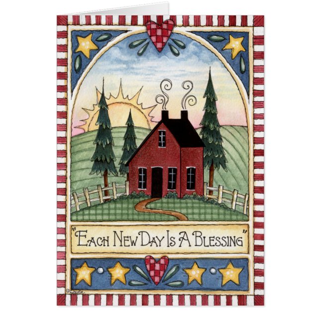 Varje ny dag hälsningskort (Framsidan)