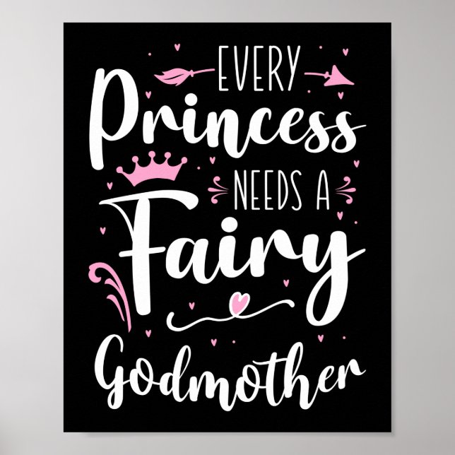 Varje prinsessa behöver en Fairy Godmor Poster (Framsidan)