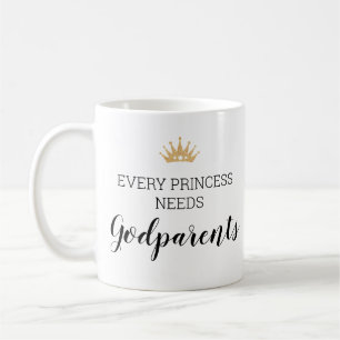 Varje prinsessa behöver gudföräldrar med Bild Kaffemugg