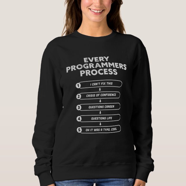 Varje Processaa programmerare - Lustigt gift T Shirt (Framsida)