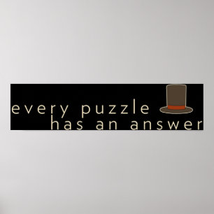 Varje pussel har ett svar till professor Layton Poster