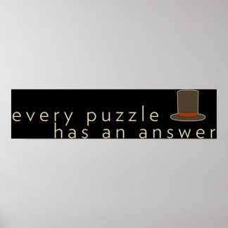 Varje pussel har ett svar till professor Layton Poster
