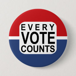 Varje rösta räkningar knäppas knapp