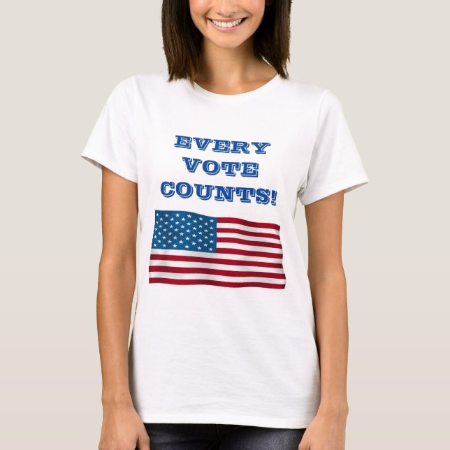 Varje rösträkning - Kvinnors T-shirt (Framsida)