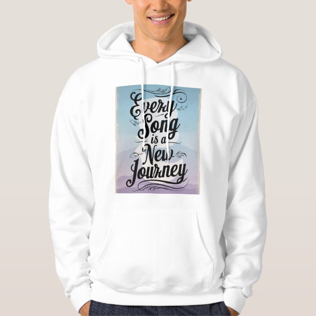 Varje Sång är en ny resa Hoodie (Framsida)
