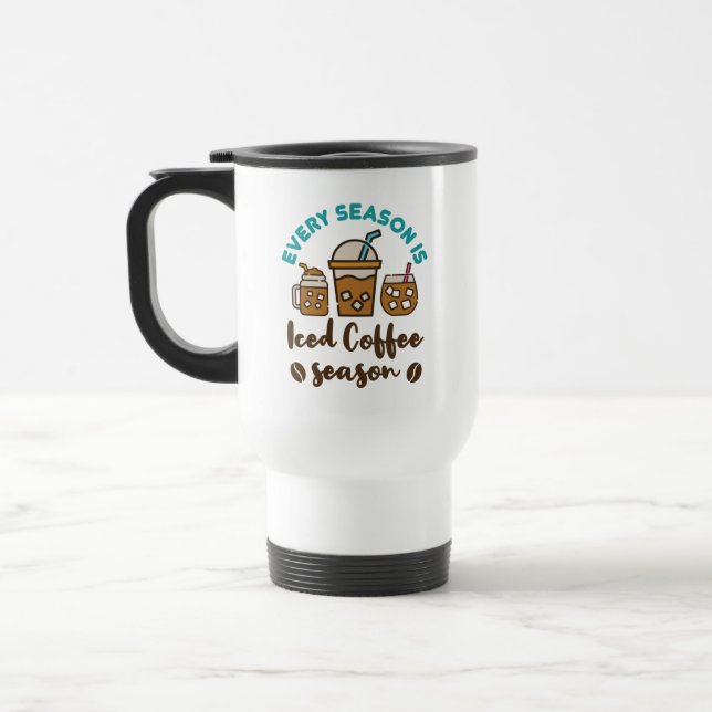 Varje Säsong Är Iced Coffee Säsong Resemugg (Vänster)