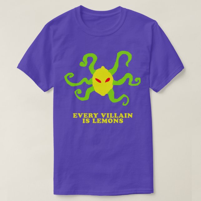 Varje skurk är citroner 1 t shirt (Design framsida)