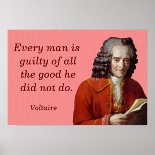 Varje skyldig man - Voltaire Poster
