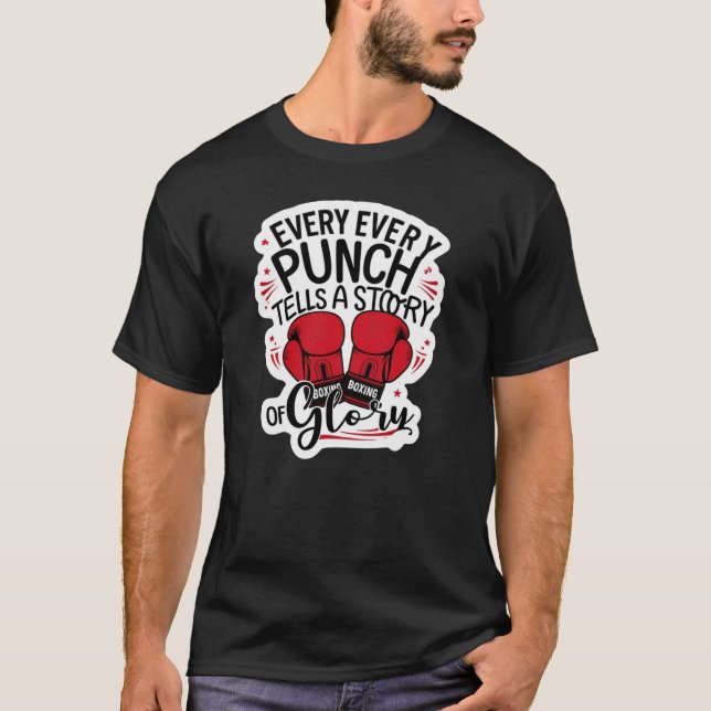 "Varje slå berättar en historia om ära." T Shirt (Framsida)