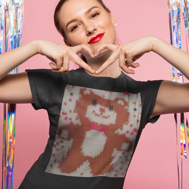Varje slag i Kärlek T-shirt (Every Stitch of Your Love Womens Dark T-Shirt)