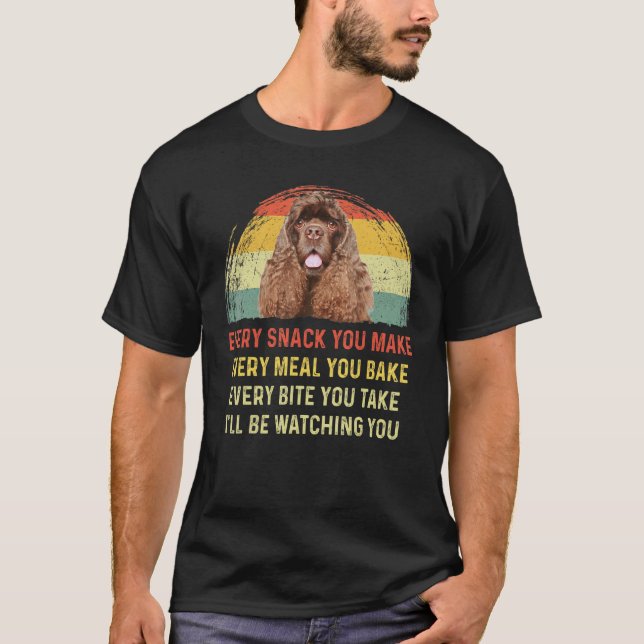 Varje Snack du gör till amerikanska Cocker Spanska T Shirt (Framsida)
