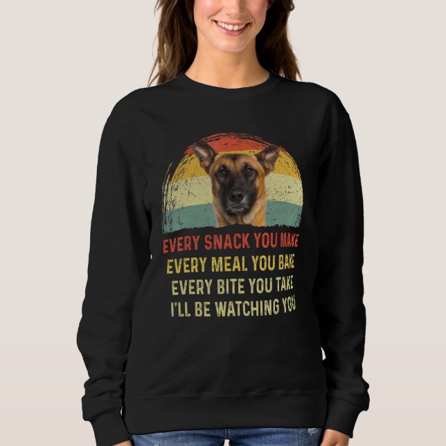Varje Snack du gör till belgisk Malinois Hund Hund T Shirt (Framsida)