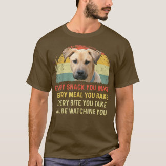 Varje Snack du gör till Blackmouth Cur Hund Mamma T Shirt