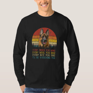 Varje Snack du gör tyska Shepherd Hund Hund Mamma T Shirt