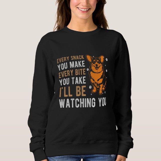 VARJE SNACK SOM DU GÖR VARJE BITA JAG SKER T SHIRT (Framsida)