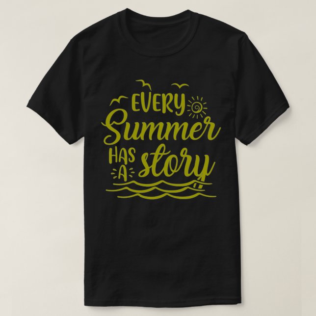 varje sommar har artikel 7 t shirt (Design framsida)