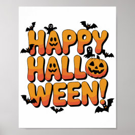 Varje Stor Halloween Börjar med en Leende och en P Poster