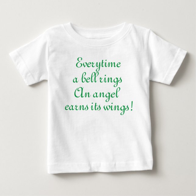 VARJE TID ETT BELL RINGAR SMÅBARN SHIRT T (Framsida)
