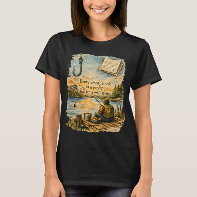 Varje tom kroktid väl tillbringad t shirt (Framsida)