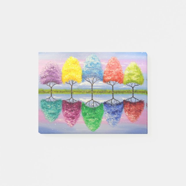 Varje träd har sin egen historia post-it block (Framsida)