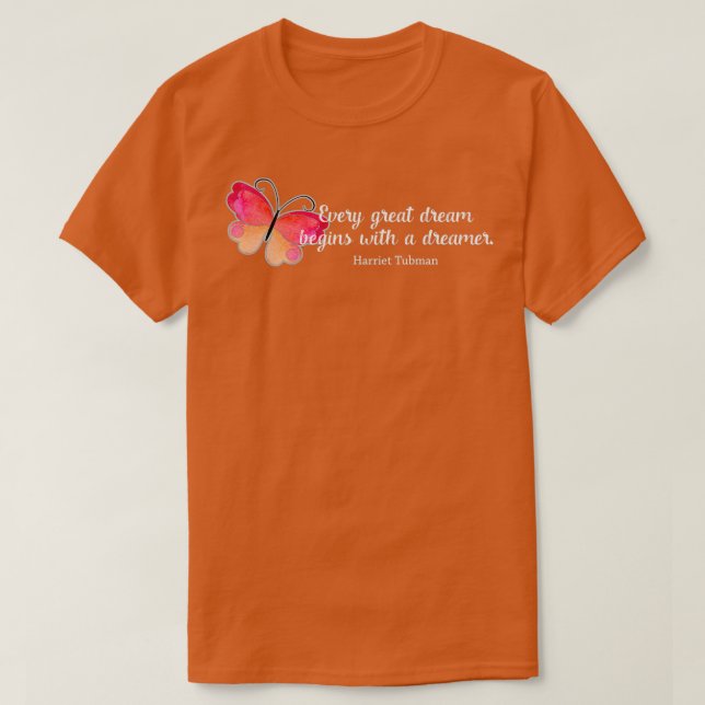Varje Underbar Dream Black History T Shirt (Design framsida)