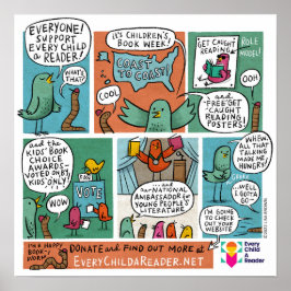 Varje underordnad Tecknad för läsare Poster