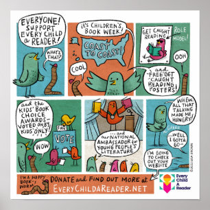 Varje underordnad Tecknad för läsare Poster