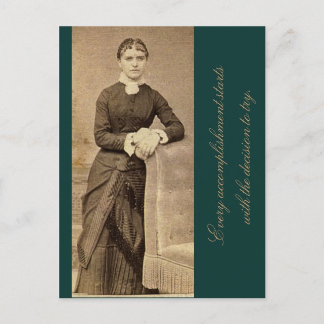 Varje uppfyllelse börjar med beslutet vykort (Framsida)