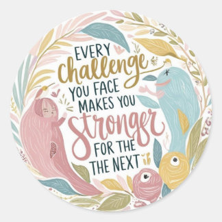 Varje utmaningstävling runt klistermärke