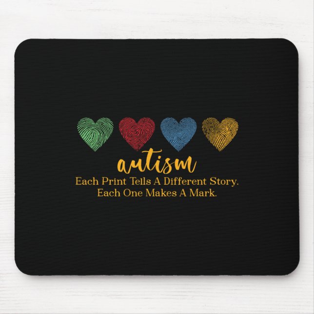 Varje utskrift markerar en annan textmarkeringshäs musmatta (Framsidan)