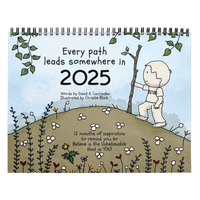 Varje Väg leder någonstans under 2025 Kalender (Omslag)