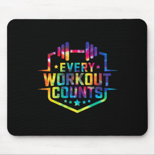 Varje workout Counts Funny Gym Ord Motivated T Musmatta