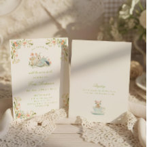 Vårkanin Te med blivande mamma - Baby Shower