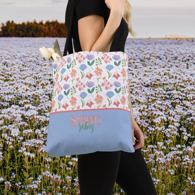 Vårkänslor Söt Palett Små Blommor Tygkasse (Skapare uppladdad)