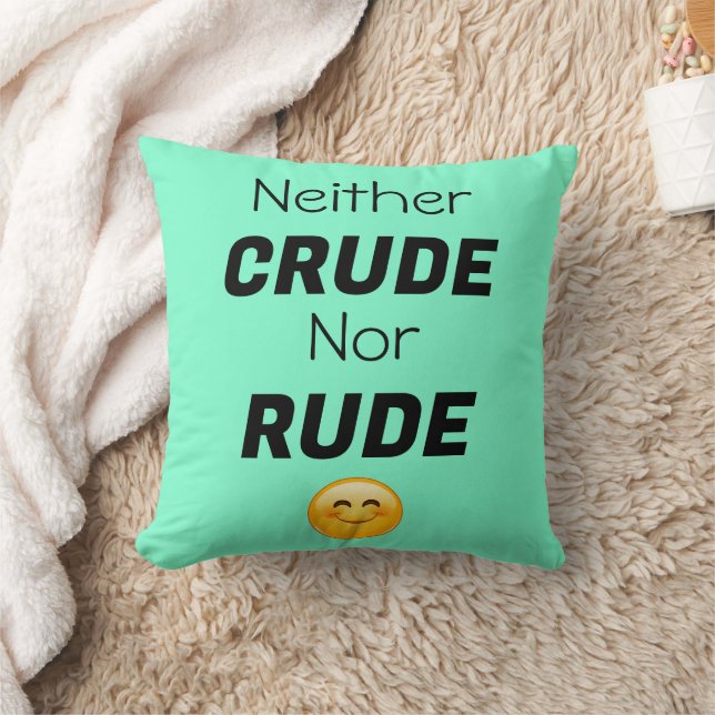 Varken Crude eller Rude Dekorativ kudde (Filt)