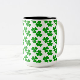 Vårklöver Shamrockar Två-Tonad Mugg