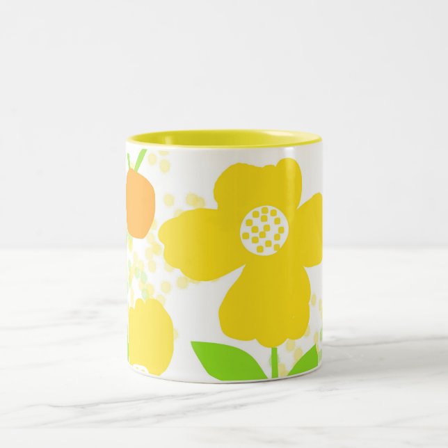 Vårkollektion Mug av ORDesigns. Två-Tonad Mugg (Center)