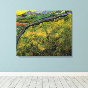 Vårkornsfält, soluppgång av Vincent van Gogh Canvastryck