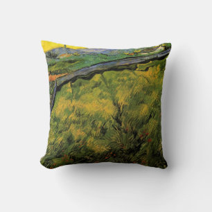 Vårkornsfält, soluppgång av Vincent van Gogh Kudde