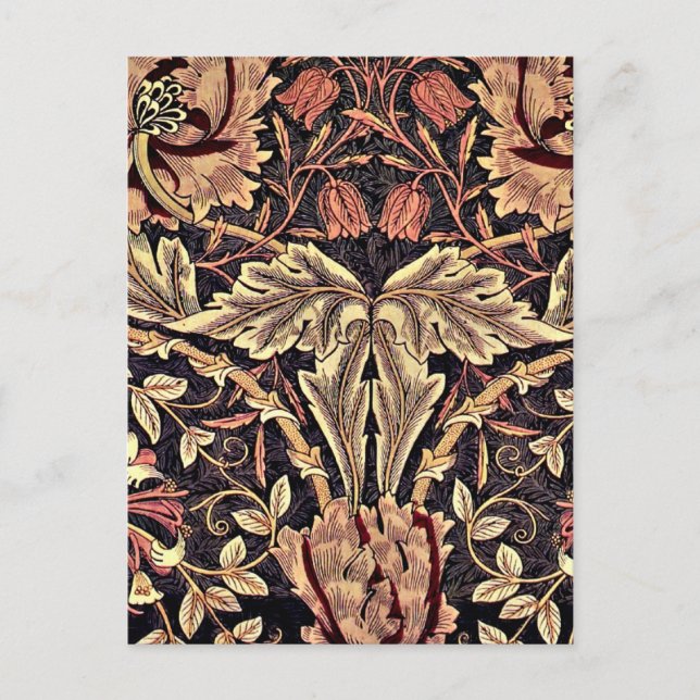 Vårkulla, vintage blomsterdesign, vykort (Framsida)