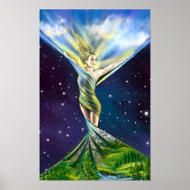 Vårkvinnaposter Poster (Framsidan)