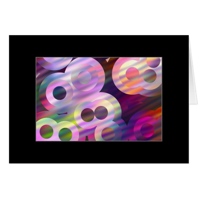 Värld av disketter hälsningskort (Framsidan Horizontal)