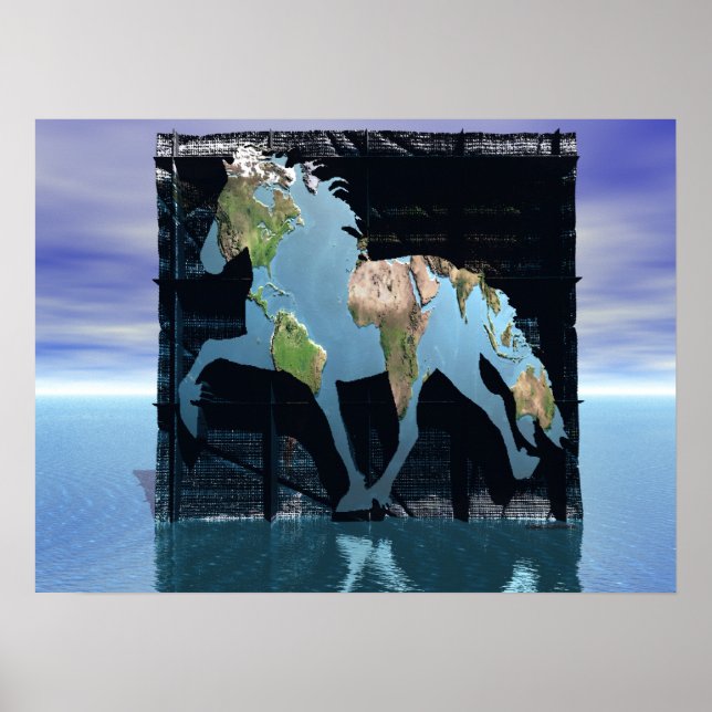 Värld av Islands Poster (Framsidan)